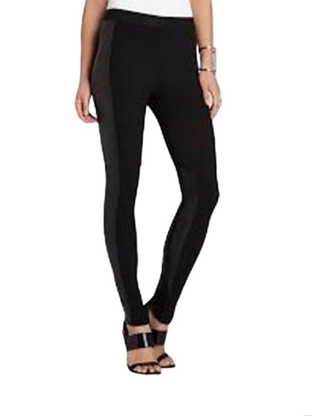 BCBG MaxAzria Caragh Leggings with leather ( NWT)